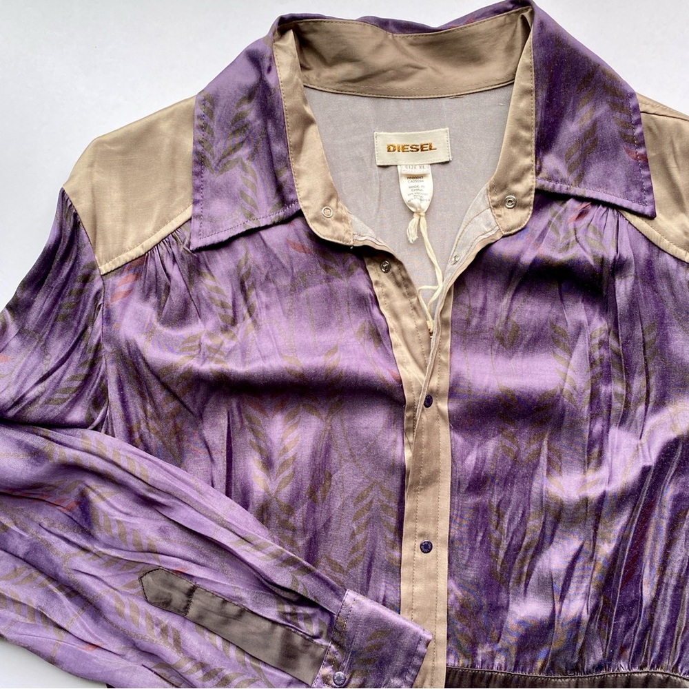 NWT Diesel Satin Blouse Fall 2006 or 2007